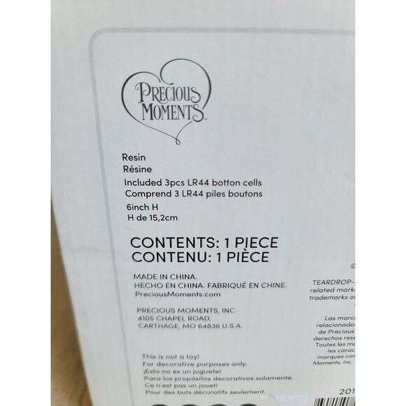 Precious Moments angel holding candle LED music Angels We Have Heard on High - Picture 6 of 7